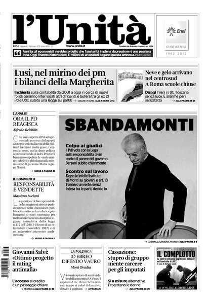 L'Unità : organo centrale del Partito comunista italiano